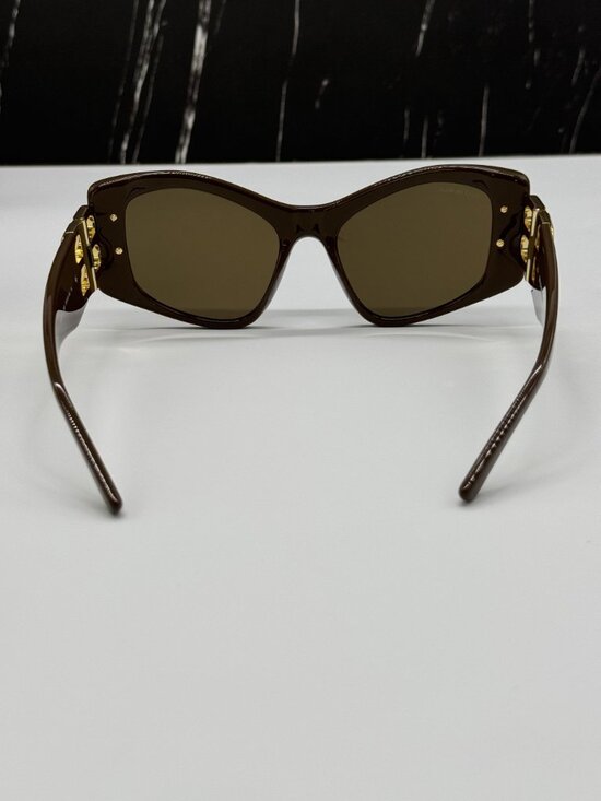 NEW BALENCIAGA BB0287S 003 BROWN CAT EYE WOMEN SUNGLASSES BALENCIAGA EYEWEAR